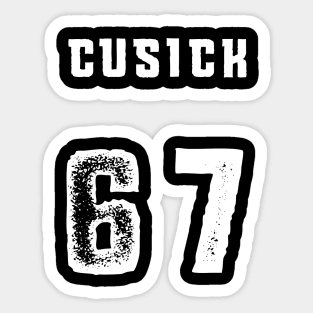 Cusick 67 Sticker